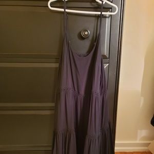 Black target sun dress